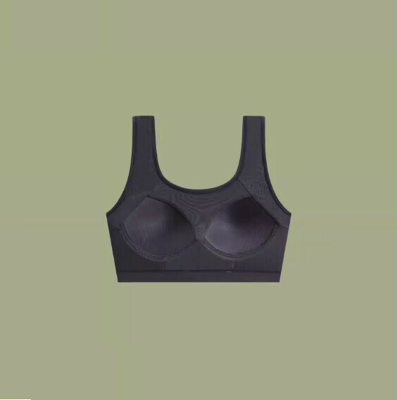 熱推一體式薄款寬肩胸圍內衣（煙灰色）【S-XL碼】【下單後聯絡客服確認發貨尺碼】