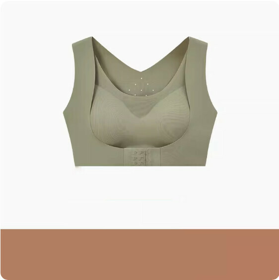 熱推無痕收副乳無鋼圈胸圍內衣（綠色）【M-3XL碼】【下單後聯絡客服確認發貨尺碼】