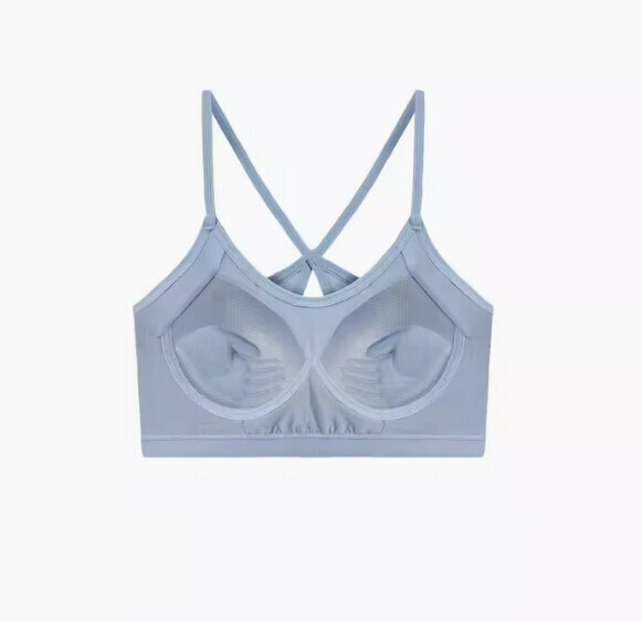 熱推交叉帶u型聚攏胸圍內衣（藍色）【S-XL碼】【下單後聯絡客服確認發貨尺碼】