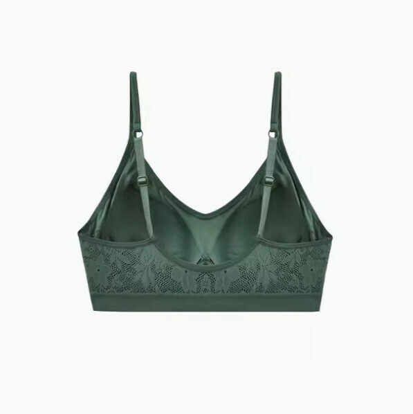 熱推u型蕾絲一體胸圍內衣（綠色）【S-XL碼】【下單後聯絡客服確認發貨尺碼】