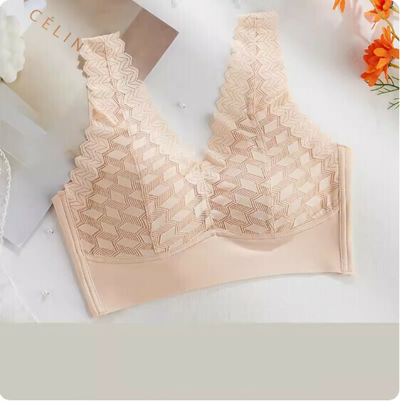 熱推蕾絲抹胸式無痕胸圍內衣（膚色）【M-L碼】【下單後聯絡客服確認發貨尺碼】