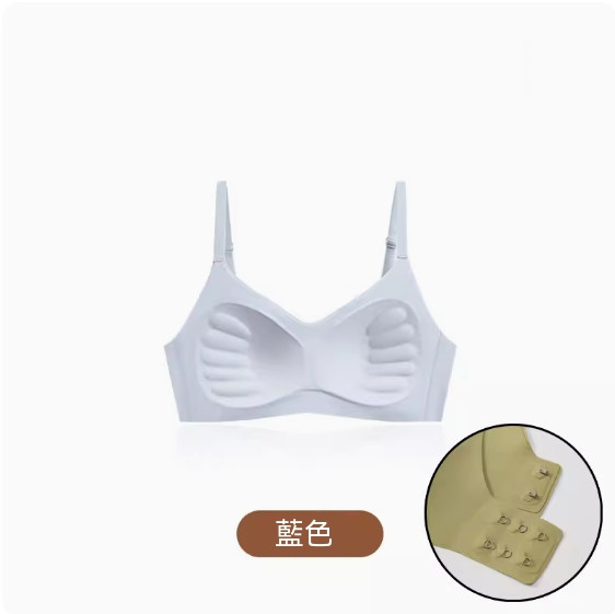 熱推無痕調整型聚攏胸圍內衣（藍色）【M-2XL碼】【下單後聯絡客服確認發貨尺碼】