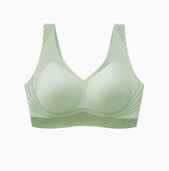 熱推收副乳防震運動聚攏無痕胸圍內衣（綠色）【M-XL碼】【下單後聯絡客服確認發貨尺碼】
