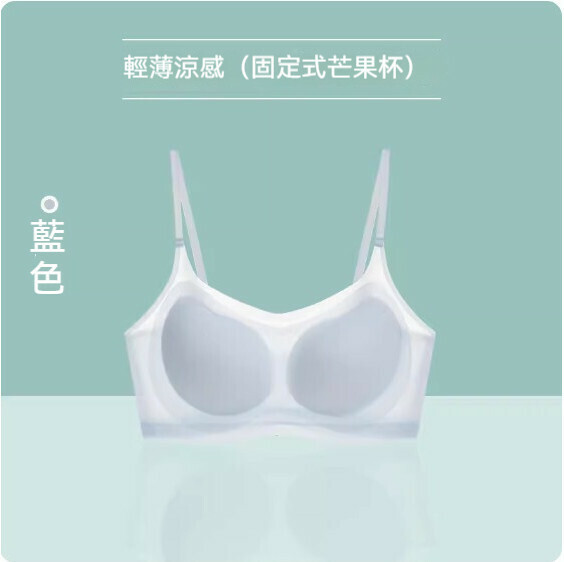 熱推超薄無痕防走光胸圍內衣（藍色）【M-XL碼】【下單後聯絡客服確認發貨尺碼】