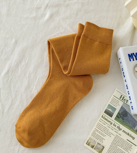 Hot Recommended (3 Pairs) Women's Solid Color Slimming Stockings (Yellow) (One Size)