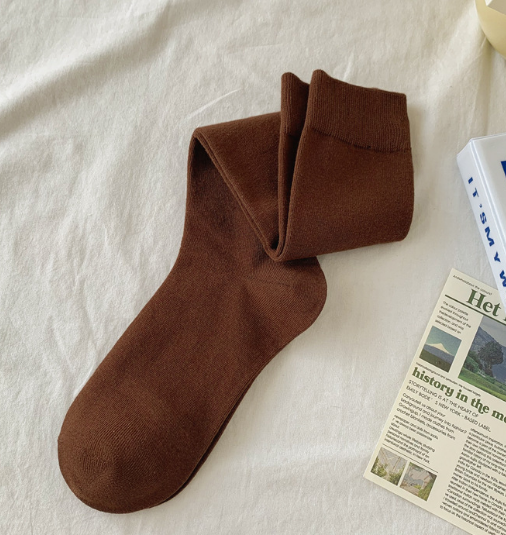 Hot Recommended (3 Pairs) Women's Solid Color Slimming Stockings (Coffee) (One Size)