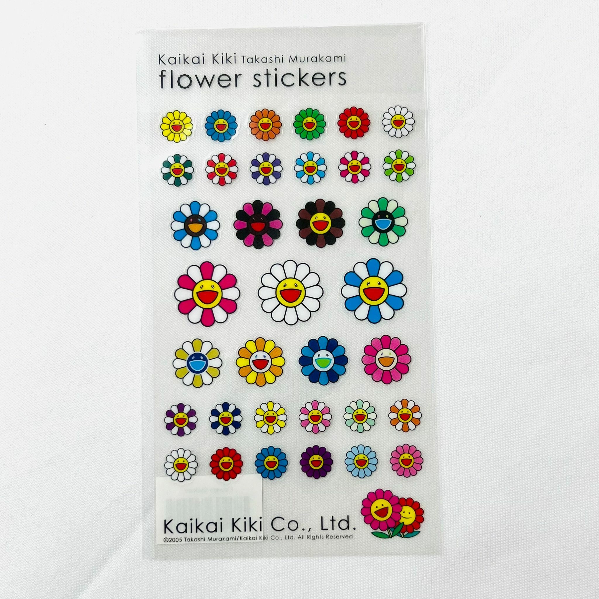 Murakami Clear Flower Stickers - Flowers