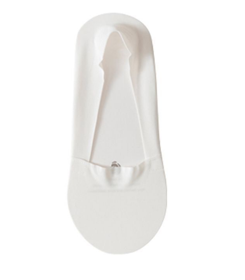 Hot recommendation (pack of 5 pairs) women's ice silk cotton bottom boat socks (white) (one size fits all)