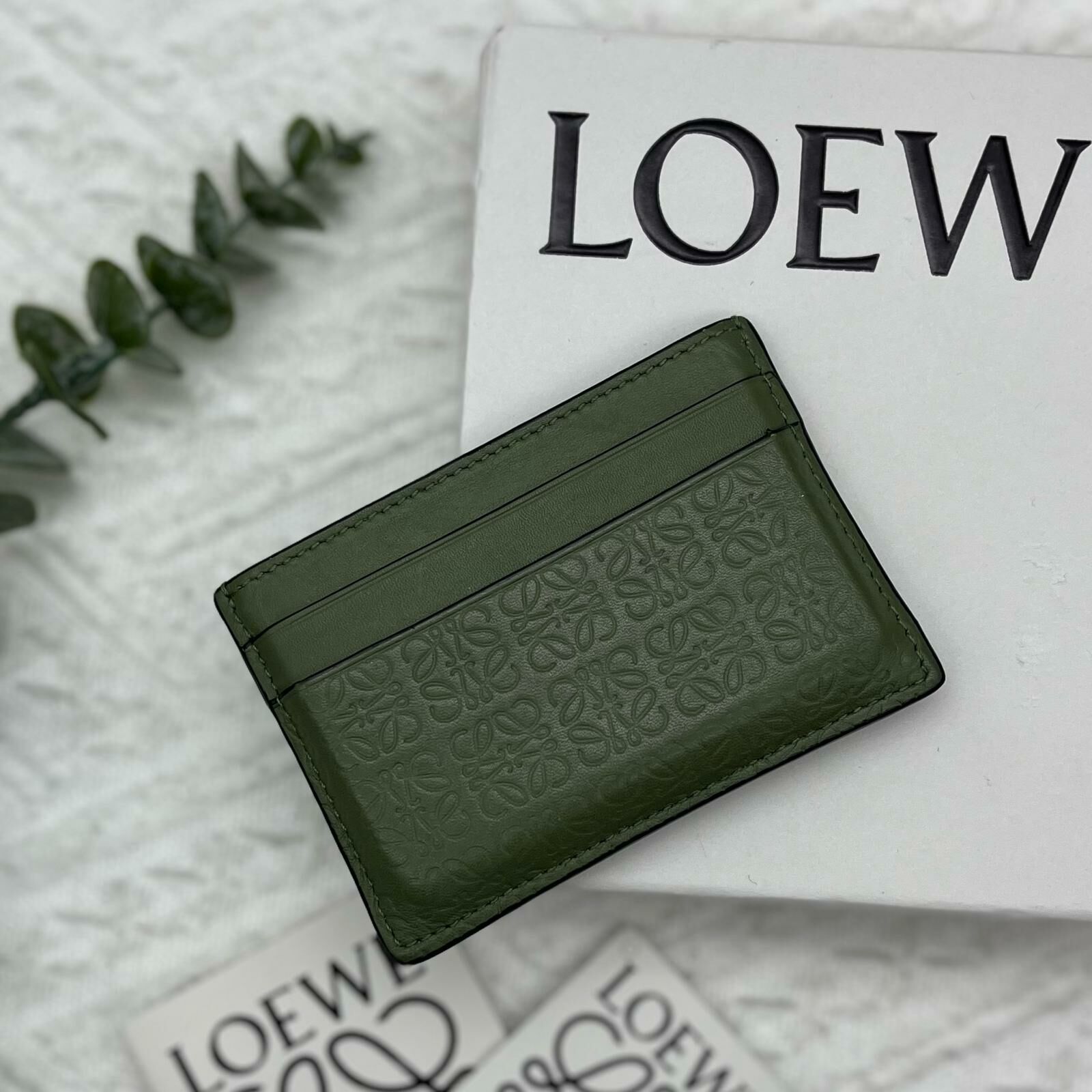 Loewe repeat plain cardholder