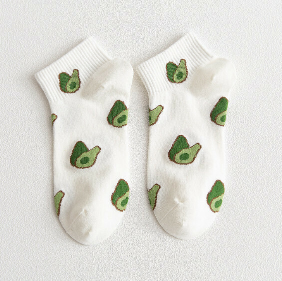 Hot Recommended Fresh Short Women's Socks Crew Socks [White] [One Size Fits All]