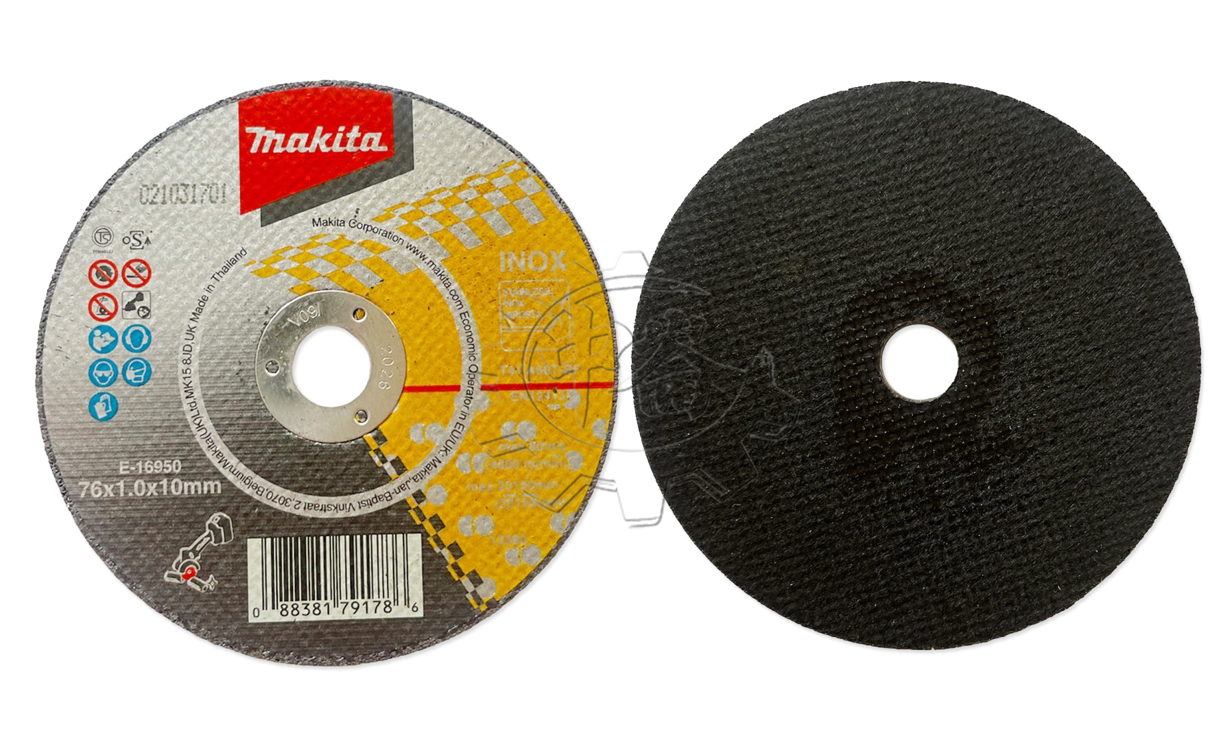 ＊中崙五金【附發票】牧田 3吋砂輪片 E-16950-5 (5片入) 薄型切斷砂輪片 A60T-BF 適用：DMC300