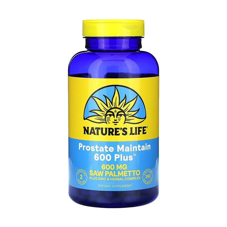 Nature's Life Prostate Maintain 600 Plus, 600 mg, 250 Capsules