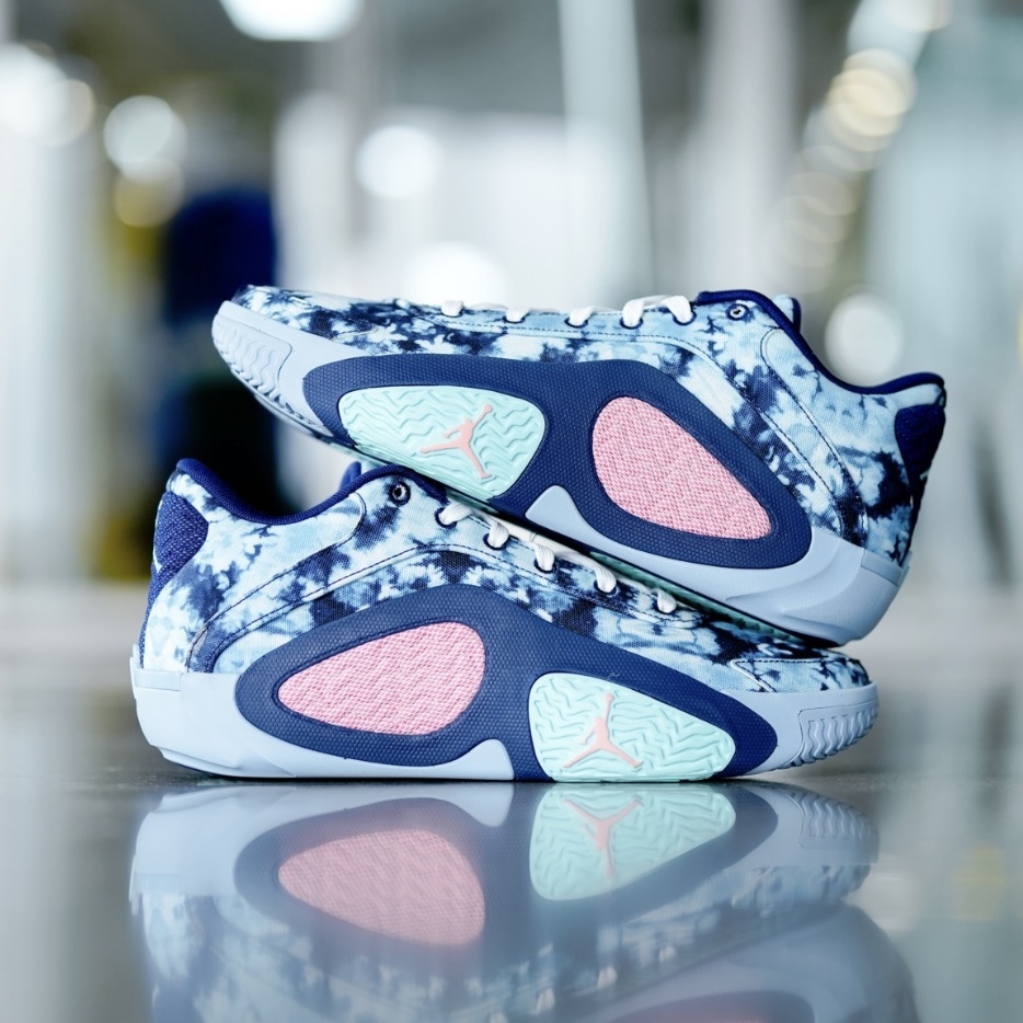 Nike Jordan Tatum 2 GPX PF 藍粉渲染 丹寧牛仔 氣墊 實戰籃球鞋 運動鞋