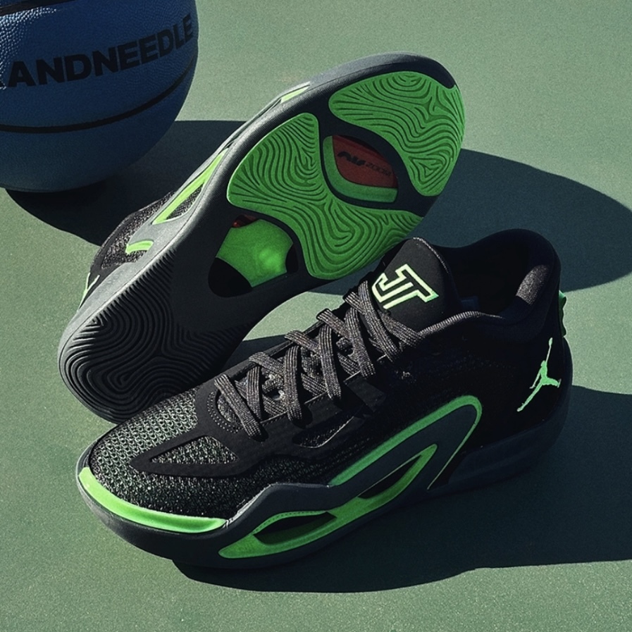 Nike Jordan Tatum 1 PF 黑綠 螢光綠 氣墊 實戰籃球鞋 運動鞋