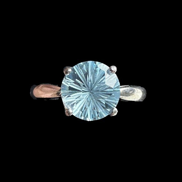 T16淡藍托帕石戒指