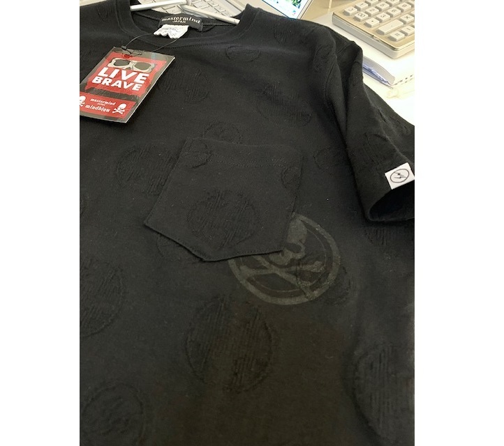 ON SALE 40% OFF : Mastermind JAPAN X x Fragment STORM MONOGRAM TEE - BLACK SIZE M IN STOCK NOW (現貨發售中)