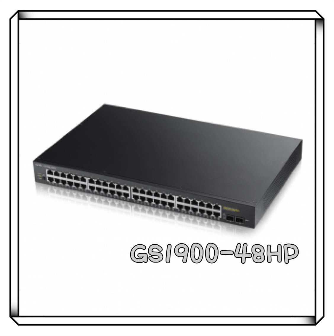 ZyXEL 合勤 GS1900-48HP 智慧型網管48埠Gigabit PoE交換器