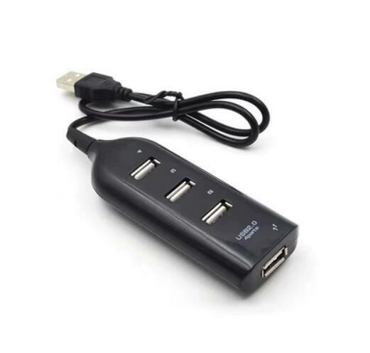 新款1開4 -USB分線器滑鼠鍵盤usb筆記本電腦通用集線器多口數據轉換器 