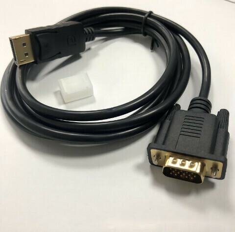 激抵DisplayPort DP轉VGA高清轉接線(1.8米) 