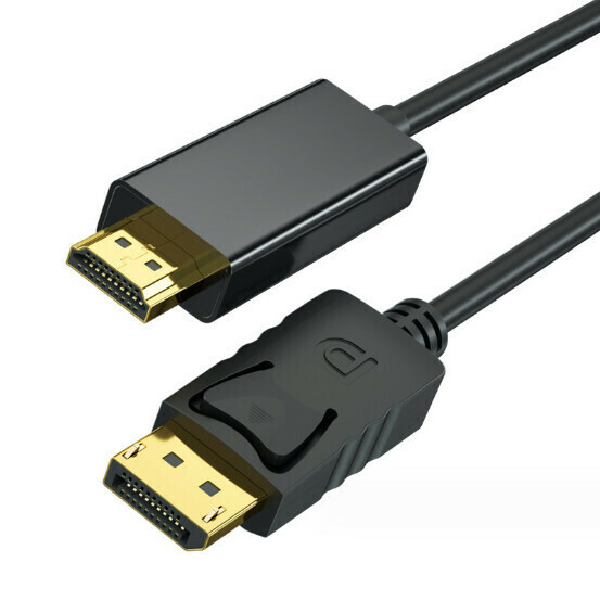激抵DisplayPort DP轉HDMI線1.8米4K高清轉接線電腦顯示器連接線轉換大dp to hdmi 