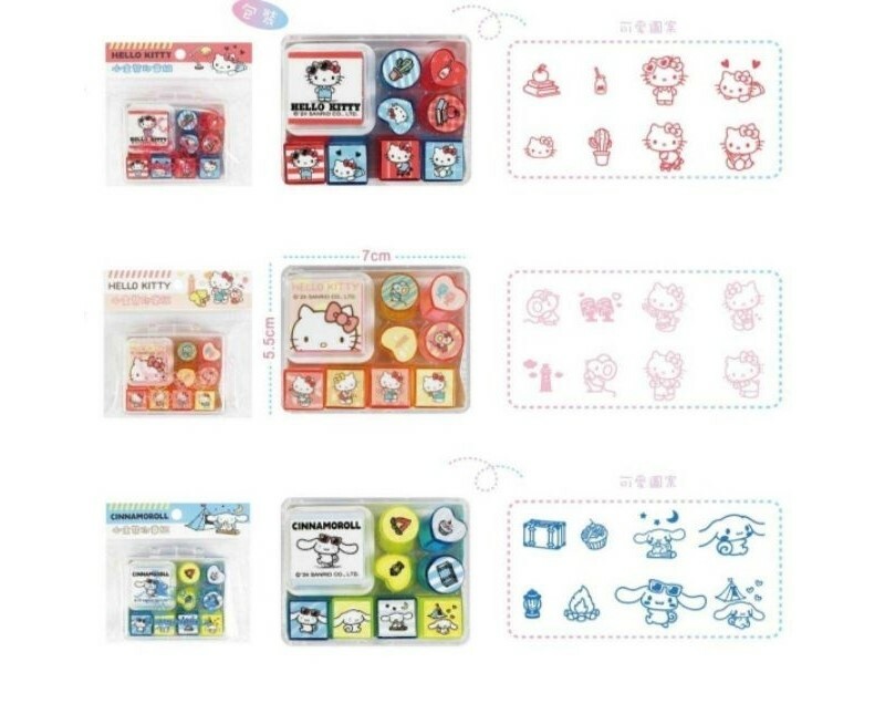 Sanrio 三麗鷗 Hello Kitty 小盒裝印章組