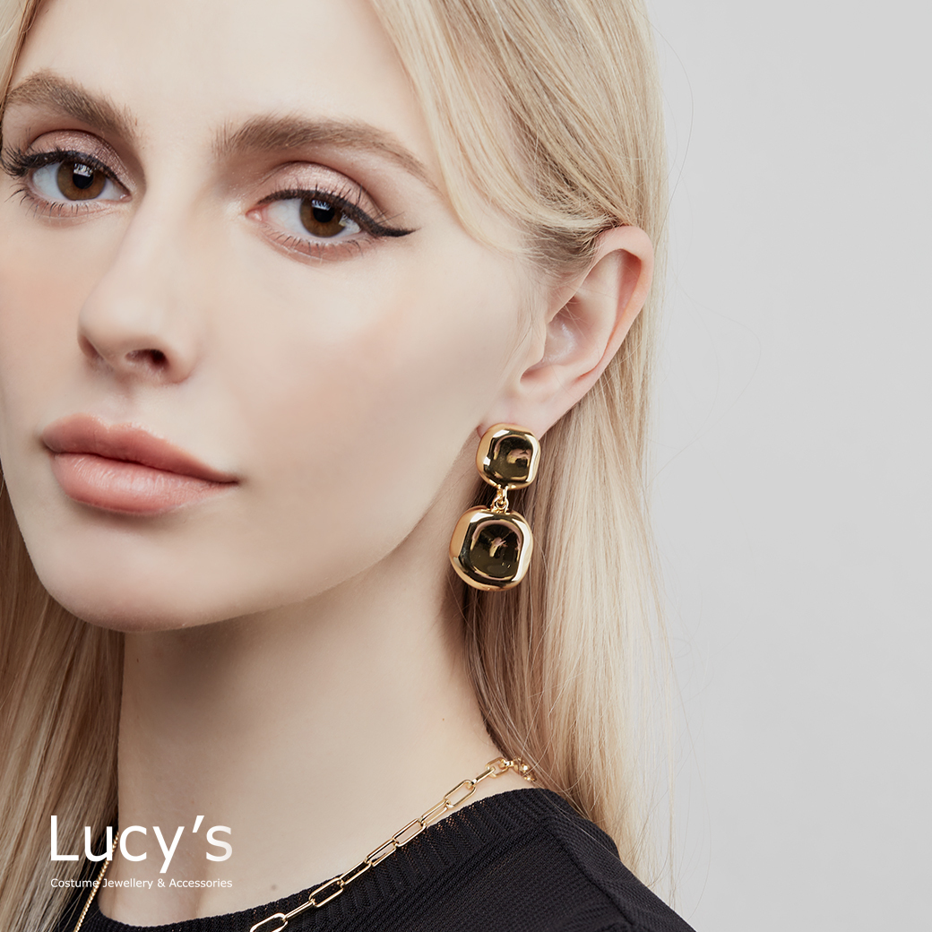 Lucy's X RO HUANG．耳環 (二色) (116596/116597)