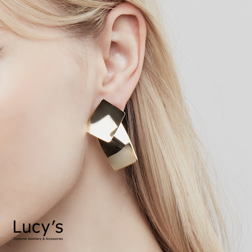 Lucy's X RO HUANG．耳環 (二色) (116584/116585)