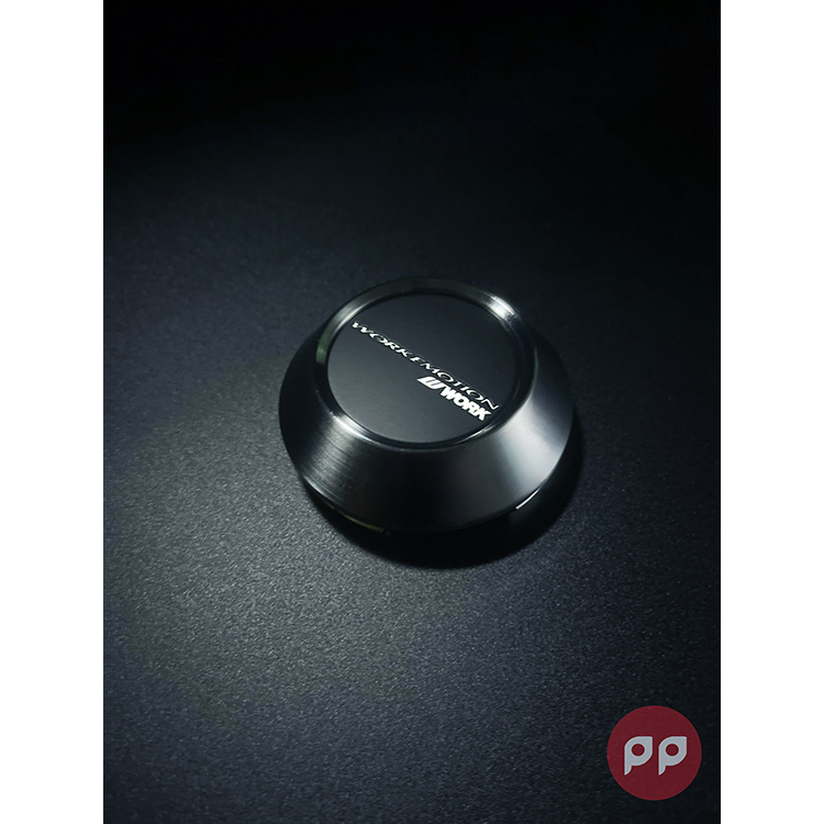 WORK EMOTION 中心蓋(高-銀圈黑面)