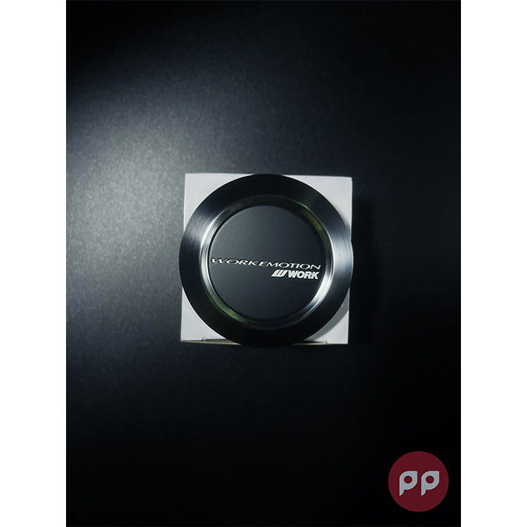 WORK EMOTION 中心蓋(高-銀圈黑面)