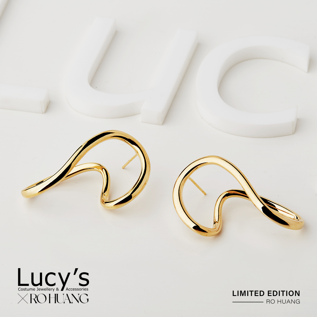 Lucy's X RO HUANG．耳環 (二色) (116611/116612)