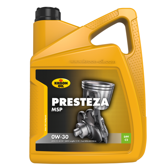 Kroon-Oil Presteza MSP 0W-30, 5L (Mid SAPS C2)