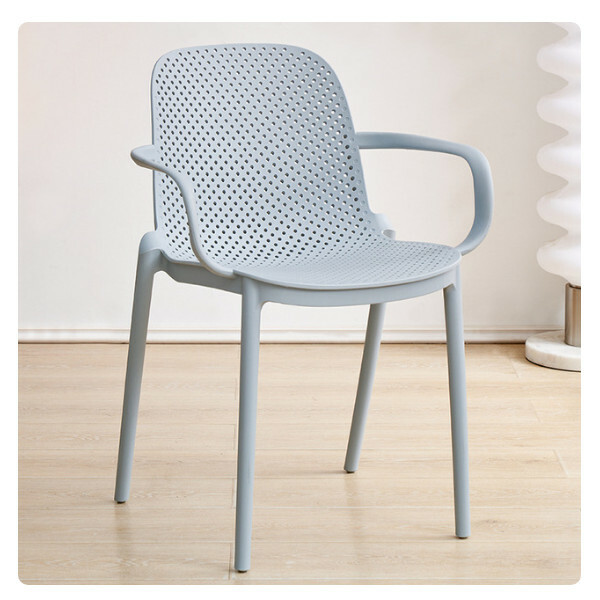 Hot style rubber chair armchair Nordic simple living room chair (grey)