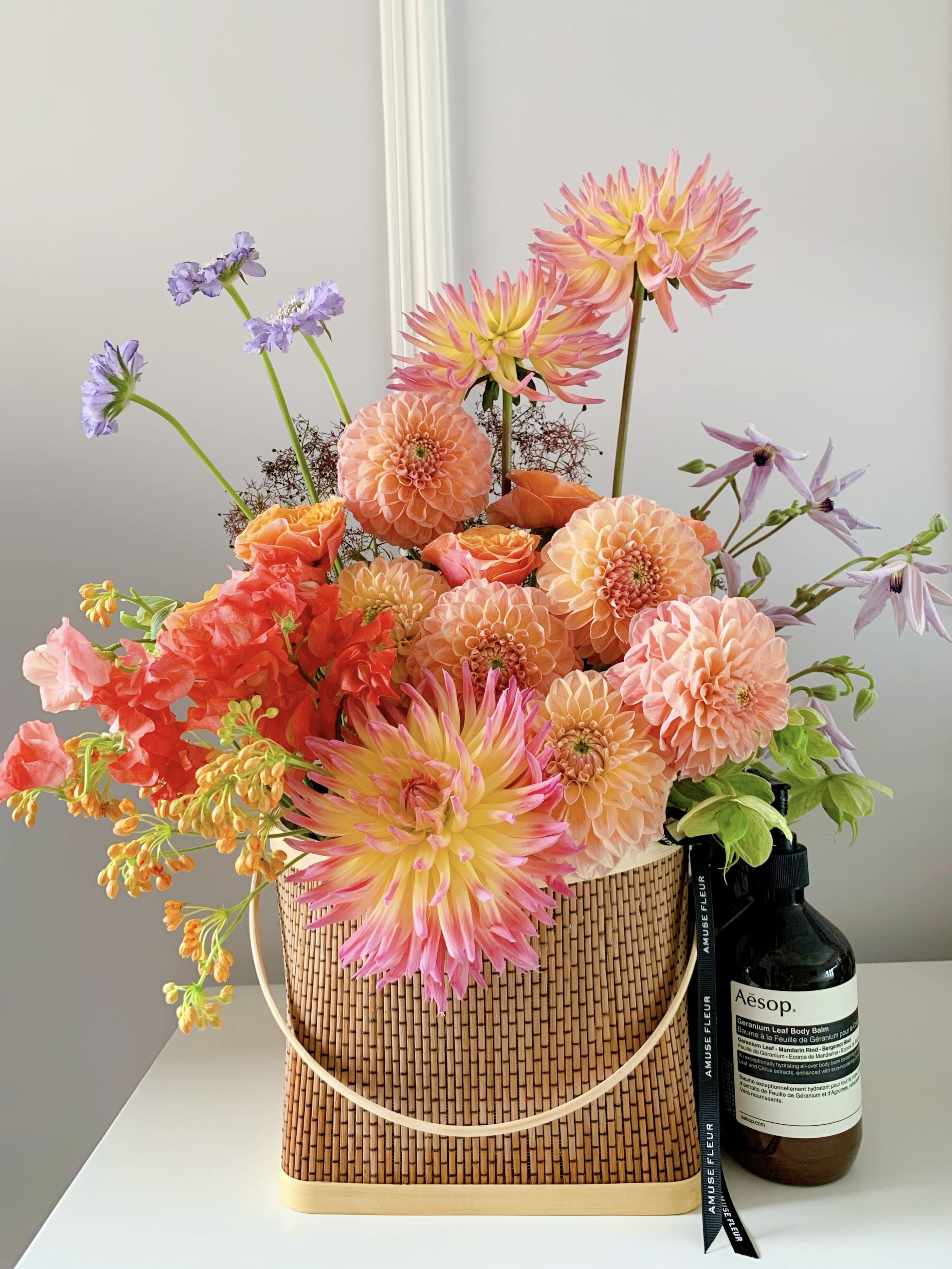 Dahlia Sangria Sorbet