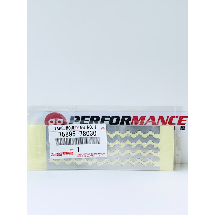 TOYOTA日規原廠件 保桿靜電貼紙(B) 75895-78030