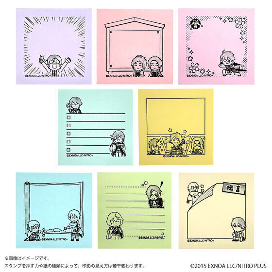 Pbandai 預訂2024/10月 刀剣乱舞わくわく本丸スタンプ　メモポン 第二弾 (全８種)