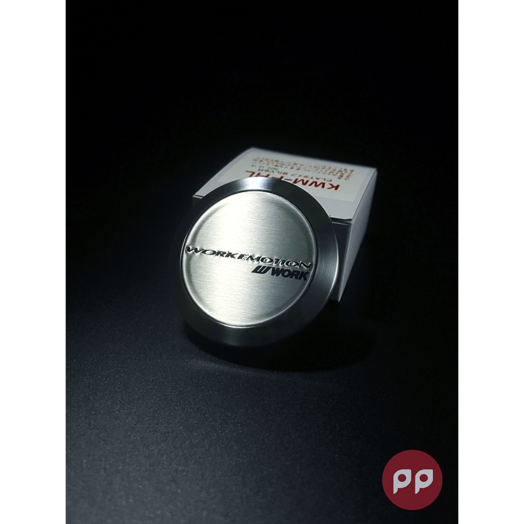 WORK EMOTION 中心蓋(平-銀圈銀面)