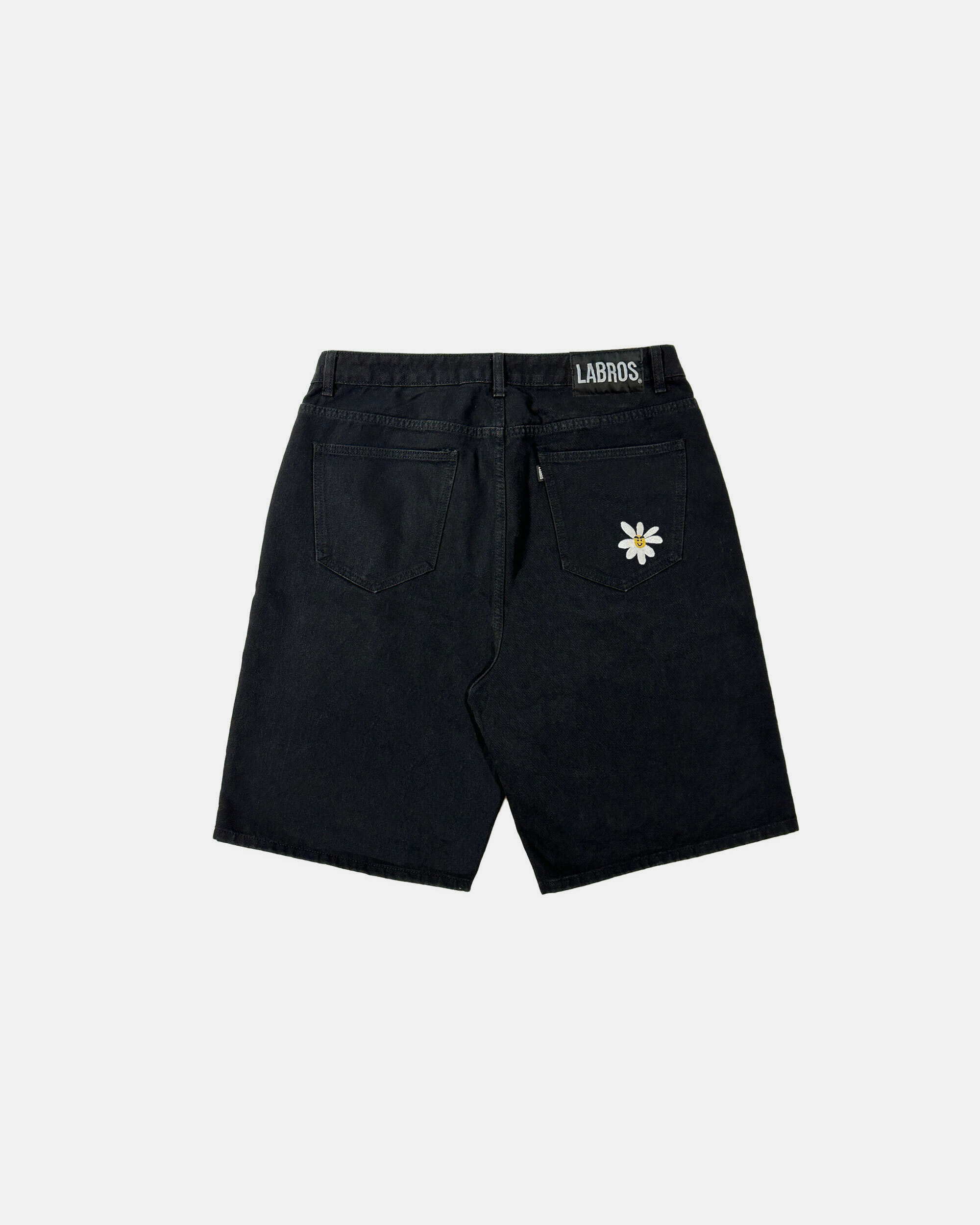 LABROS - Smart Daisy Baggy Shorts (Black)