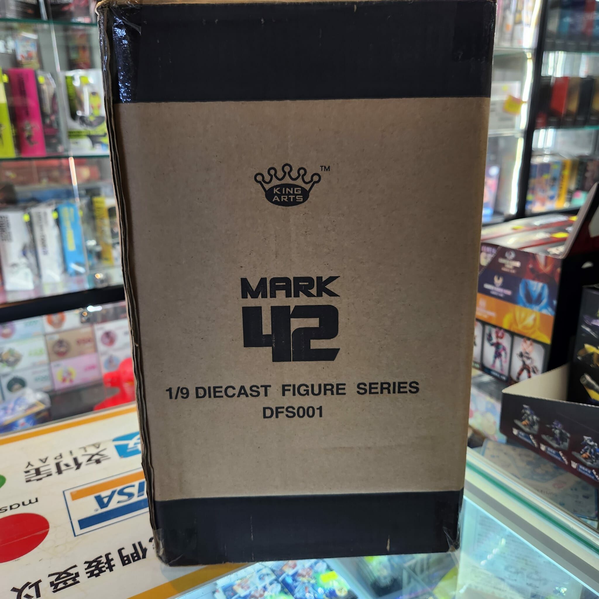 King Arts 1/9 IRONMAN MARK 42 DIECAST FIGURE SERIES DFS001 鋼鐵奇俠 （開封品）