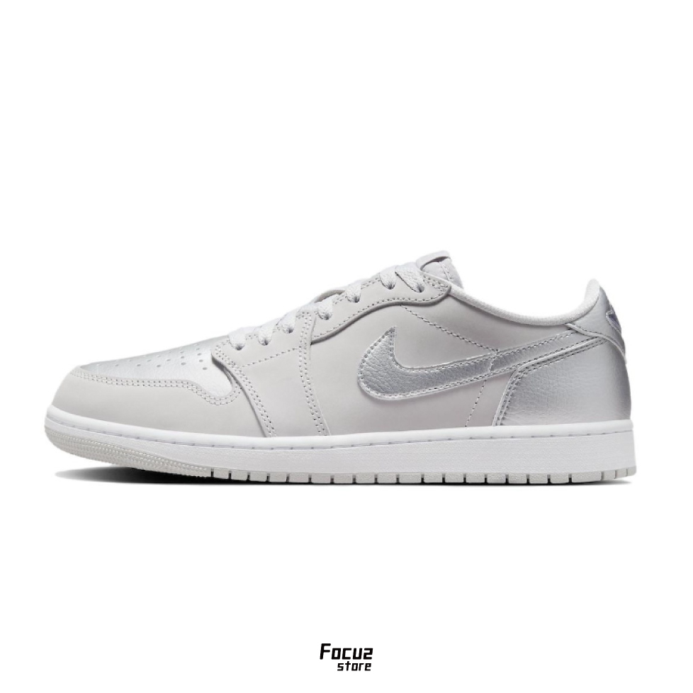 【Focus Store】現貨秒發 Nike Air Jordan 1 Low OG "Metallic Silver" 液態銀 CZ0790-002