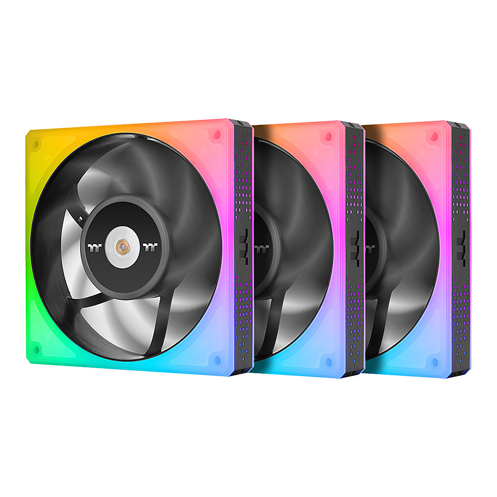 米特3C數位–曜越  TOUGHFAN14 RGB 高風壓靜音風扇/三入 CL-F136-PL14SW-A