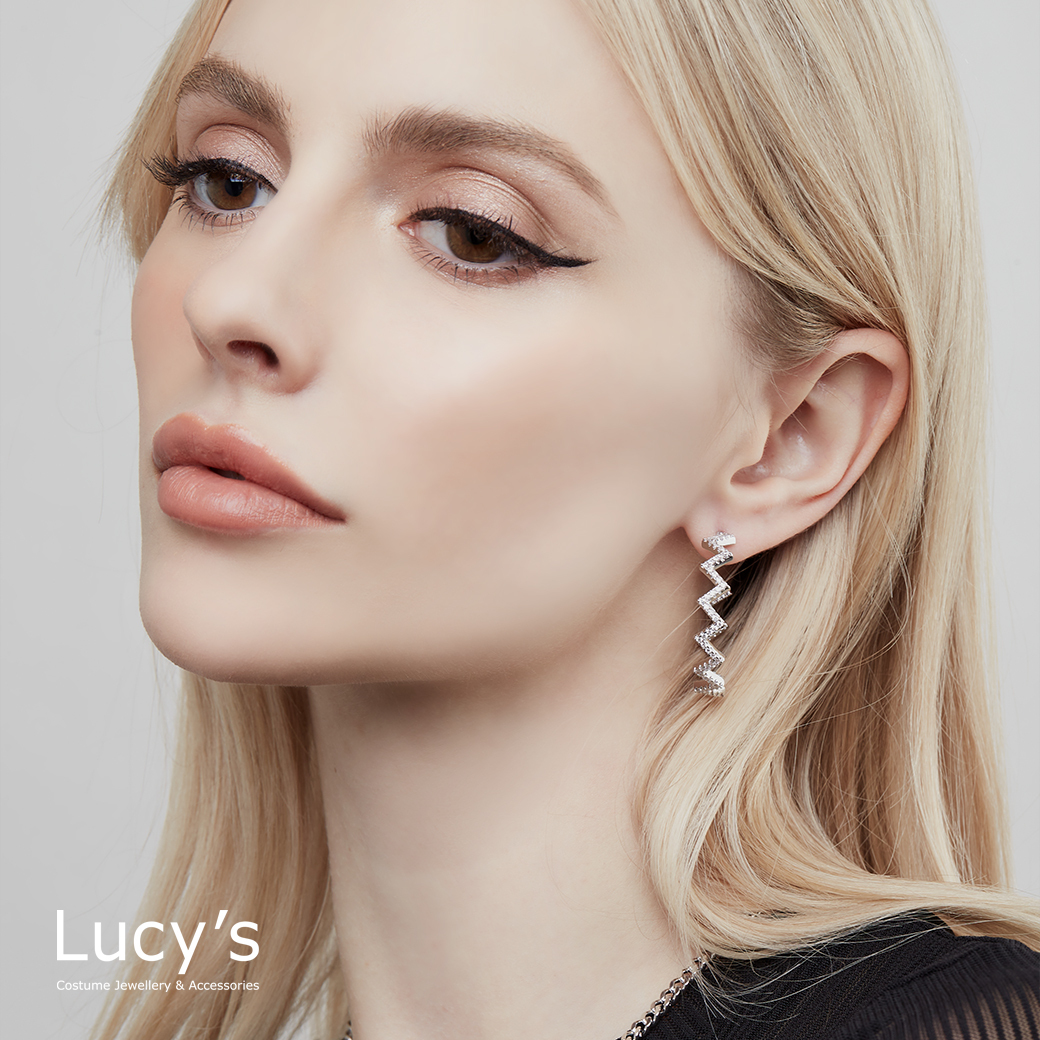 Lucy's X RO HUANG．C圈耳環 (二色) (116552/116553)