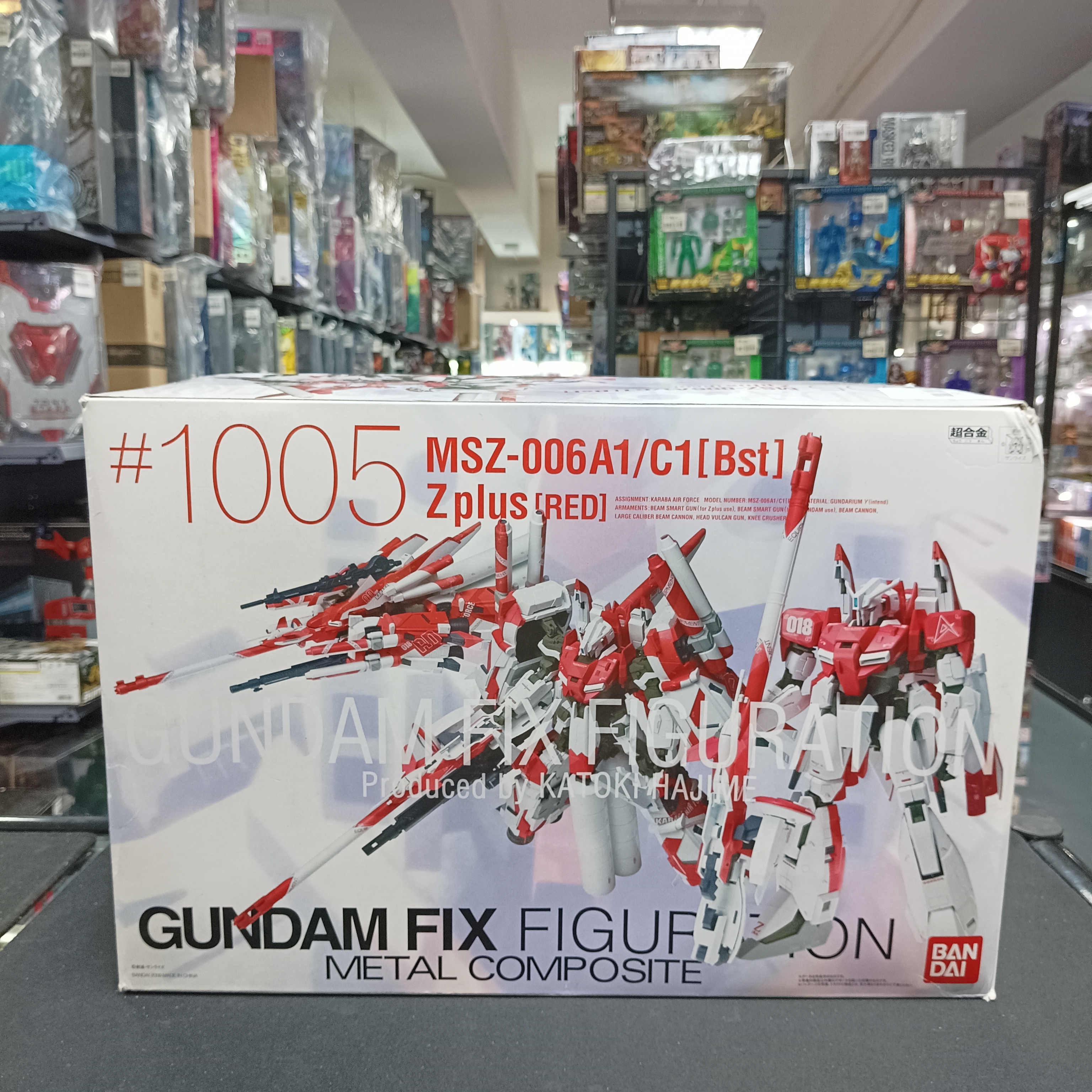 寄賣-GUNDAM-Gundam Fix Figuration Metal Composite 1005 Msz-006a1 ZPLUS Red Ver #1005