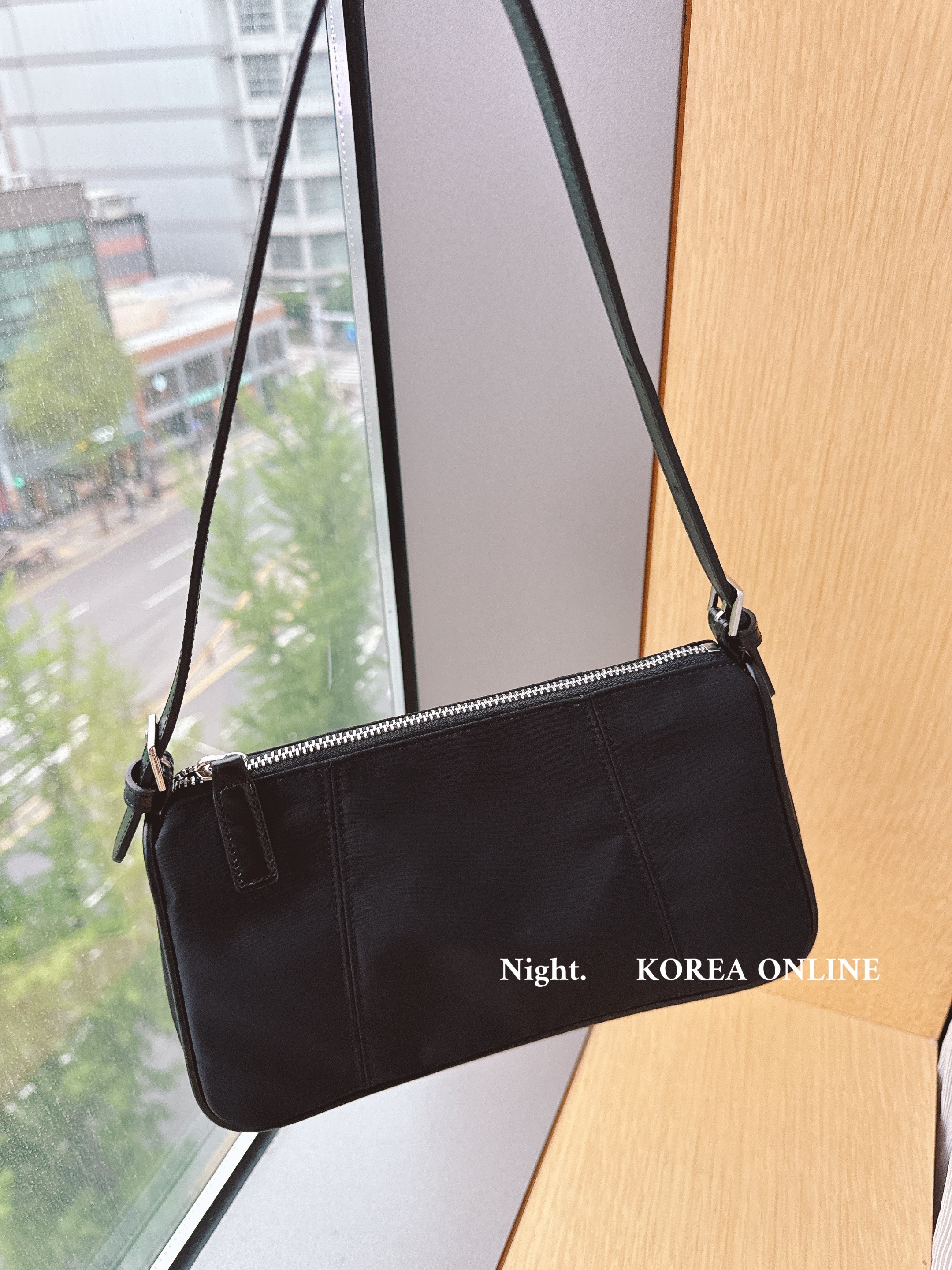 最貴棟設計師時髦輕盈帆布拼牛皮包