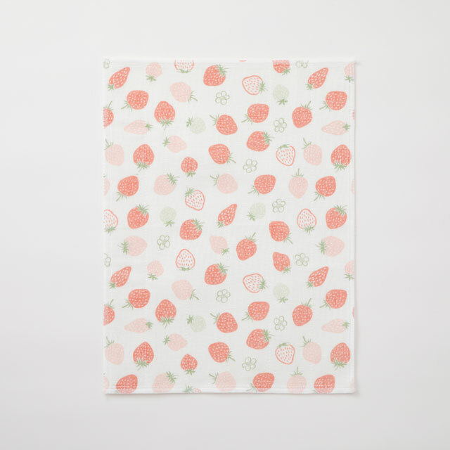 中川政七商店-蚊帳織方巾 / 草莓