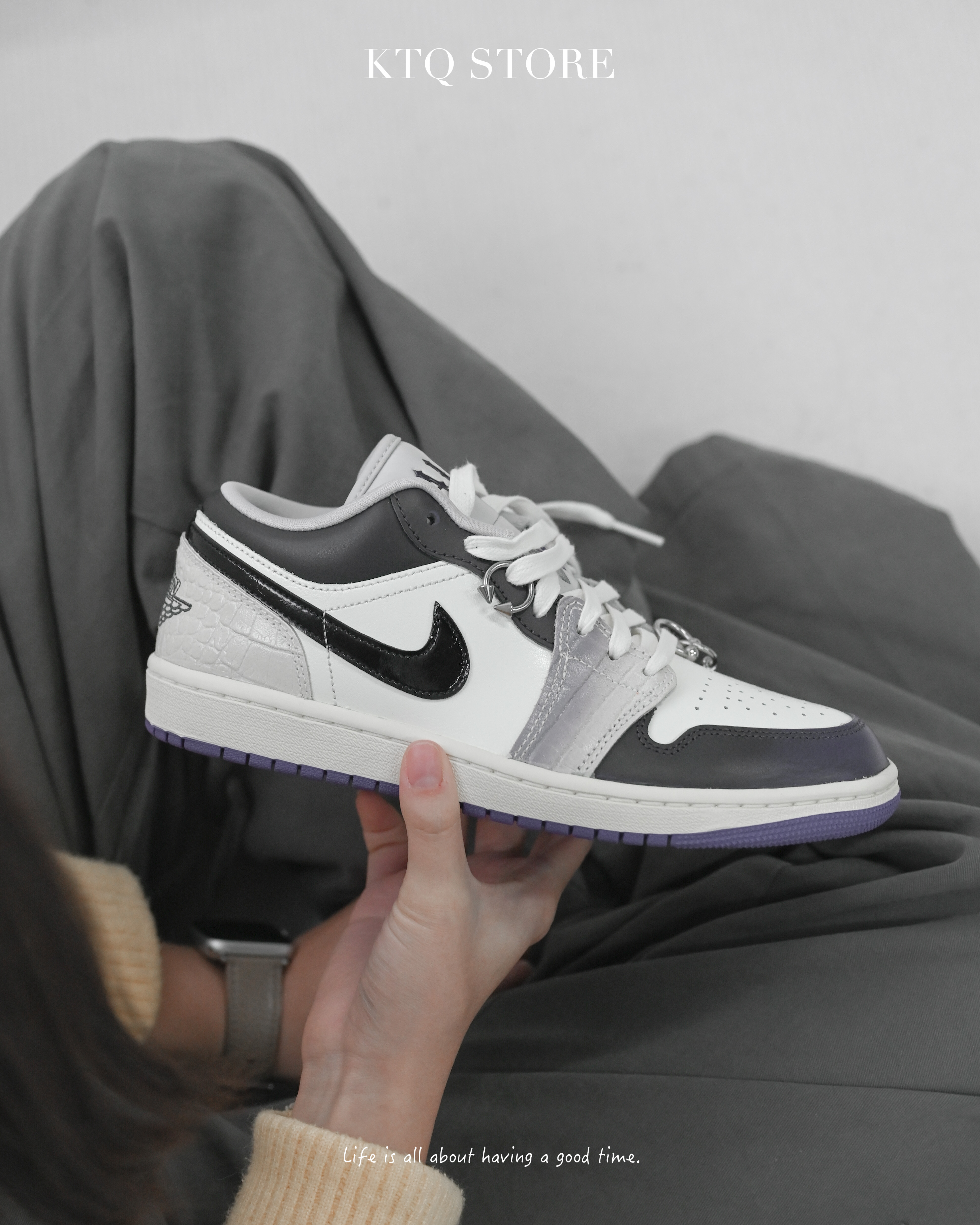 KTQ STORE ‧ Air Jordan 1 Low SE "Punk Rock" 龐克搖滾 HF5759-101