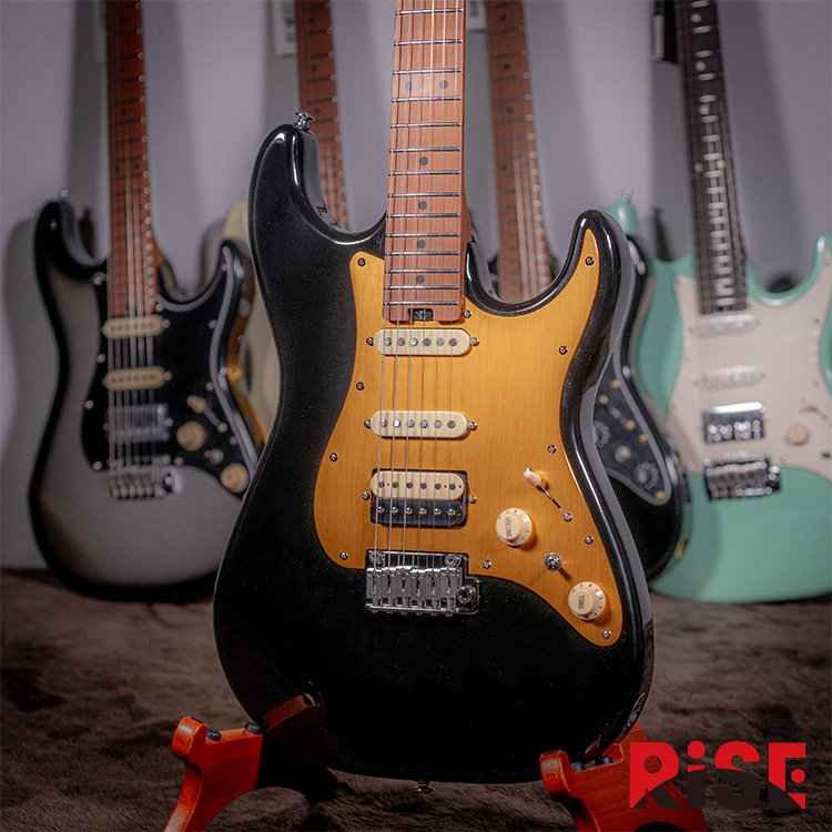 SoloKing Custom MS-11 HSS Roasted Maple BLK GP 電吉他