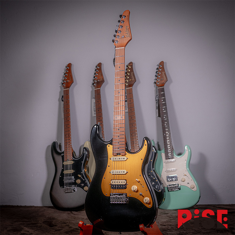 SoloKing Custom MS-11 HSS Roasted Maple BLK GP 電吉他