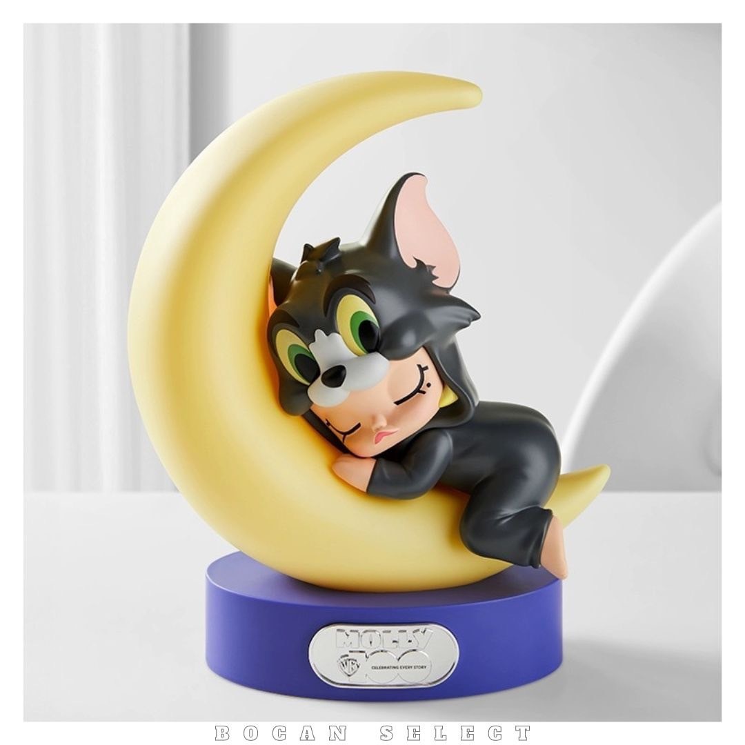 泡泡瑪特 x TOM AND JERRY  MOLLY 華納100週年紀念 月亮小夜燈 🐭🌙