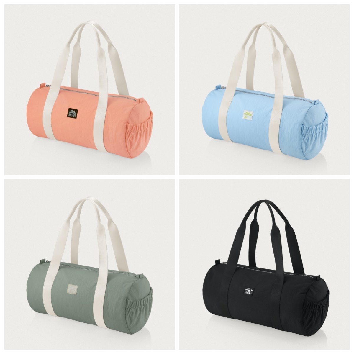 現貨┃韓國 Alavague DACE SHOULDER BAG L 再生 尼龍 波士頓包 L號