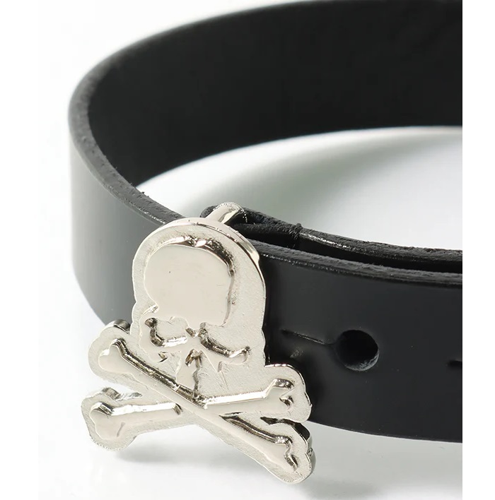 MASTERMIND JAPAN 2024 MJ LEATHER BRACELET (手鐲) - BLACK PRE ORDER ITEM (預訂中)